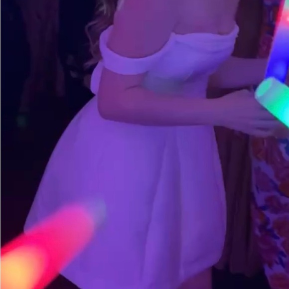 BHLDN Strapless White Dress - Picture 4 of 7